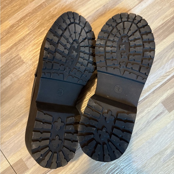 Madden Girl Glossy Black Loafers - Picture 6 of 6